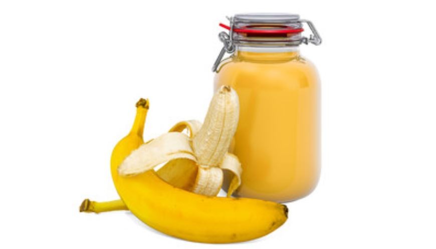 Plátano con vainilla